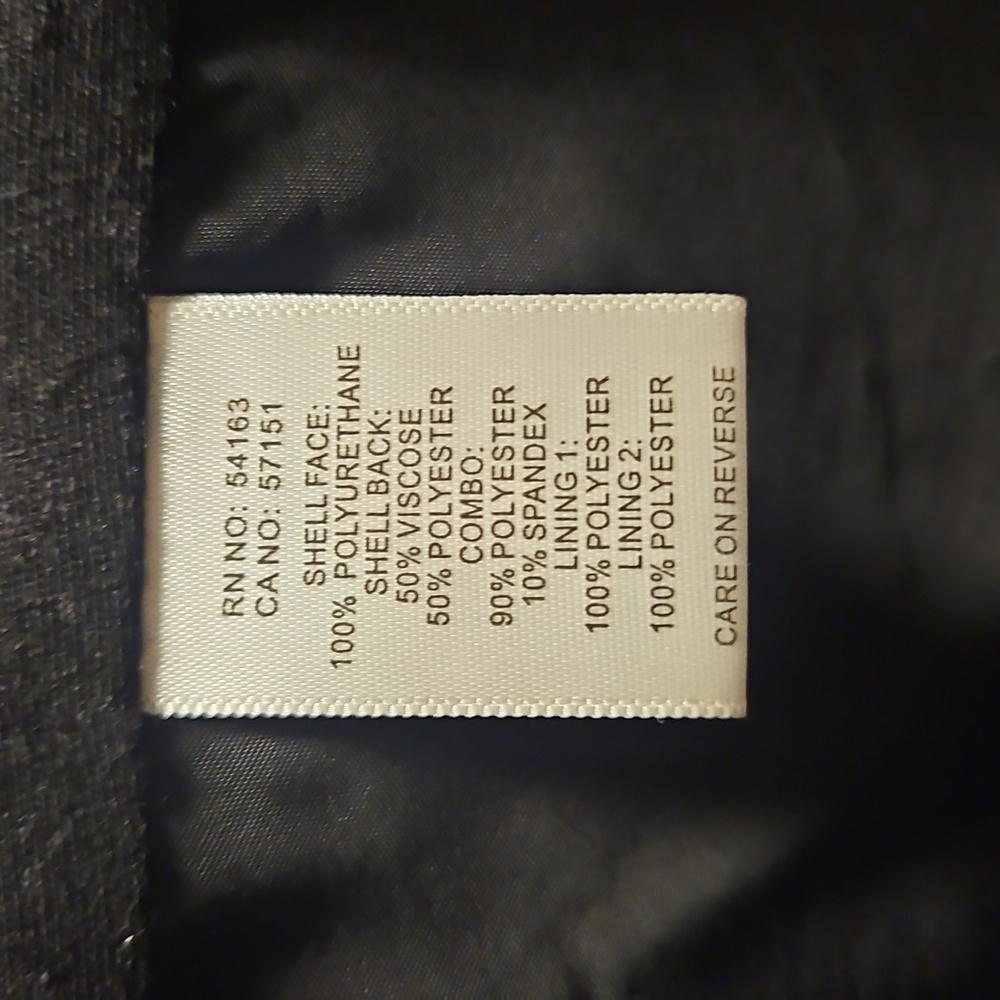 Marc New York Black Faux Leather Biker Jacket sz Small - Picture 12 of 13